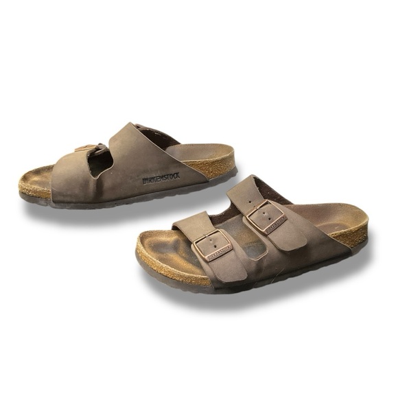 👡 Birkenstock Arizona Brown Leather Sandals Size 36 (EU) | Women’s 5 - Picture 1 of 7